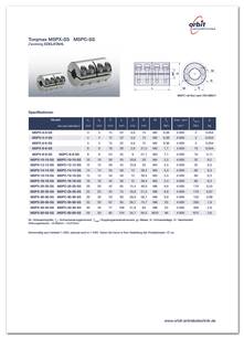 Scheda tecnica Torqmax MSPX/MSPC-SS